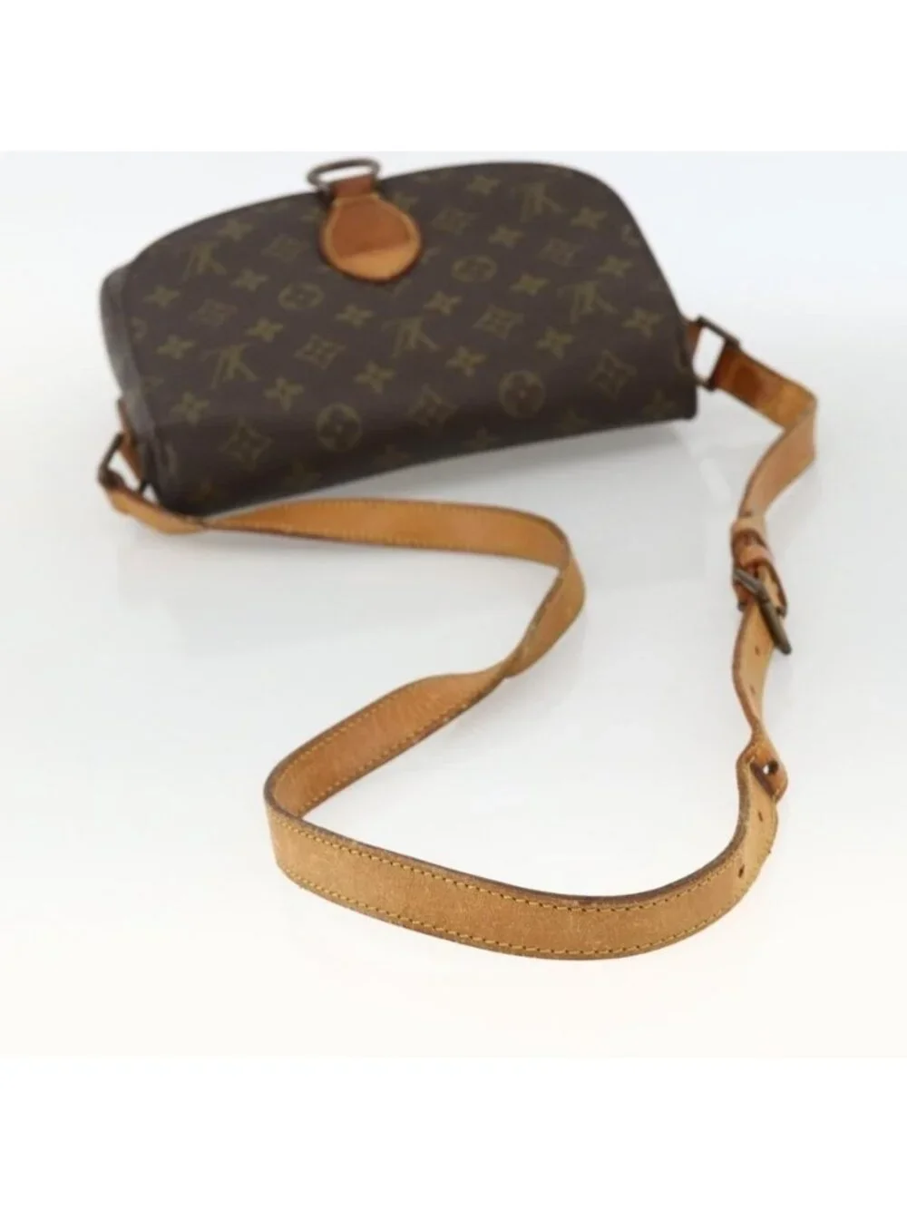 Authentic LOUIS VUITTON Monogram Saint Cloud GM Shoulder Bag M51242 LV